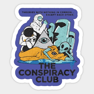 The Conspiracy Club illuminati Sticker